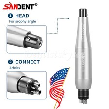 Dental 4:1 Hygiene Prophy Handpiece 4Hole Air Motor Nose Cone 360 Swivel SANDENT