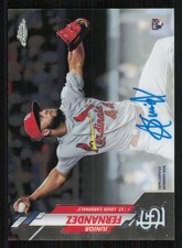 2020 Topps Chrome Rookie AUTO #RAJFE Junior Fernandez