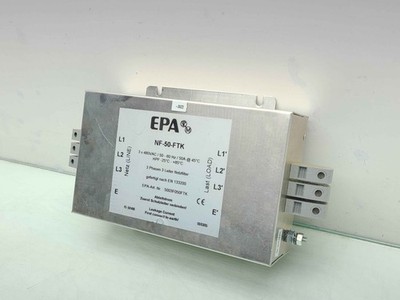 EPA NF-50-FTK RFI 3-Phase Filter 480VAC, 50A