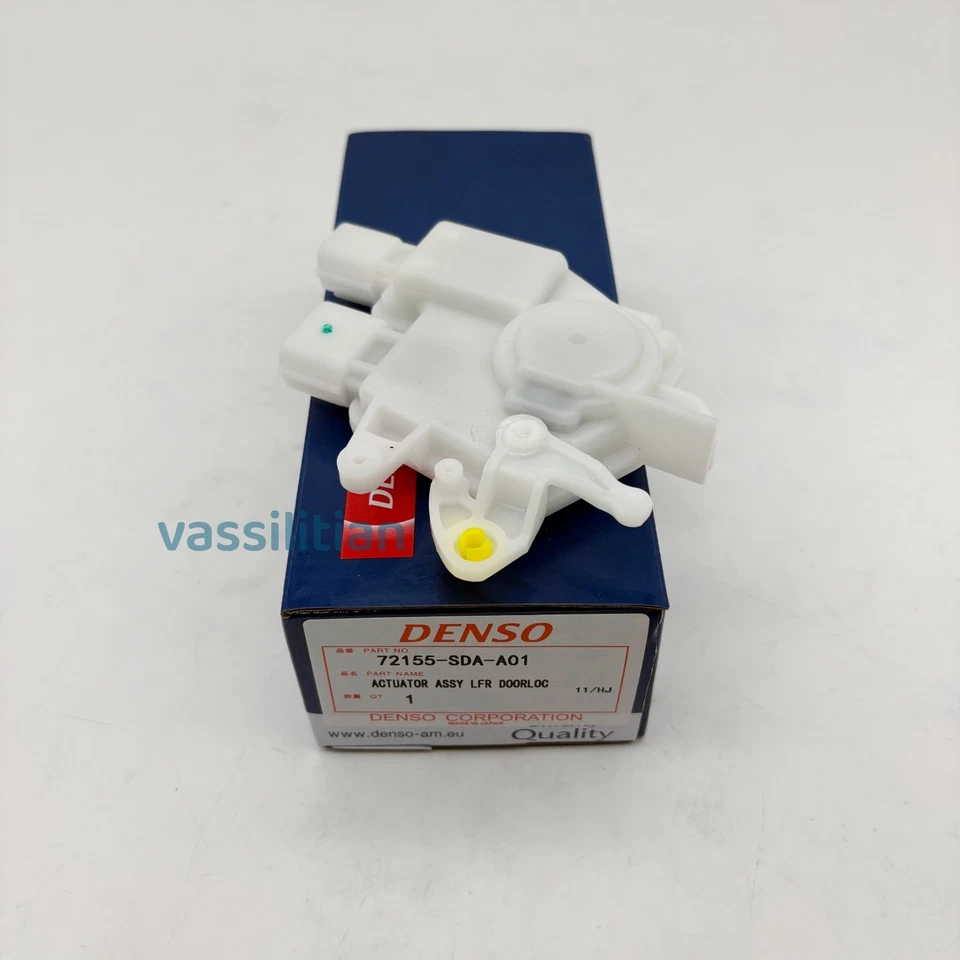 DENSO 72155-SDA-A01 Driver Left Side Power Door Lock Actuator For Honda Acura Foto 2 de 4