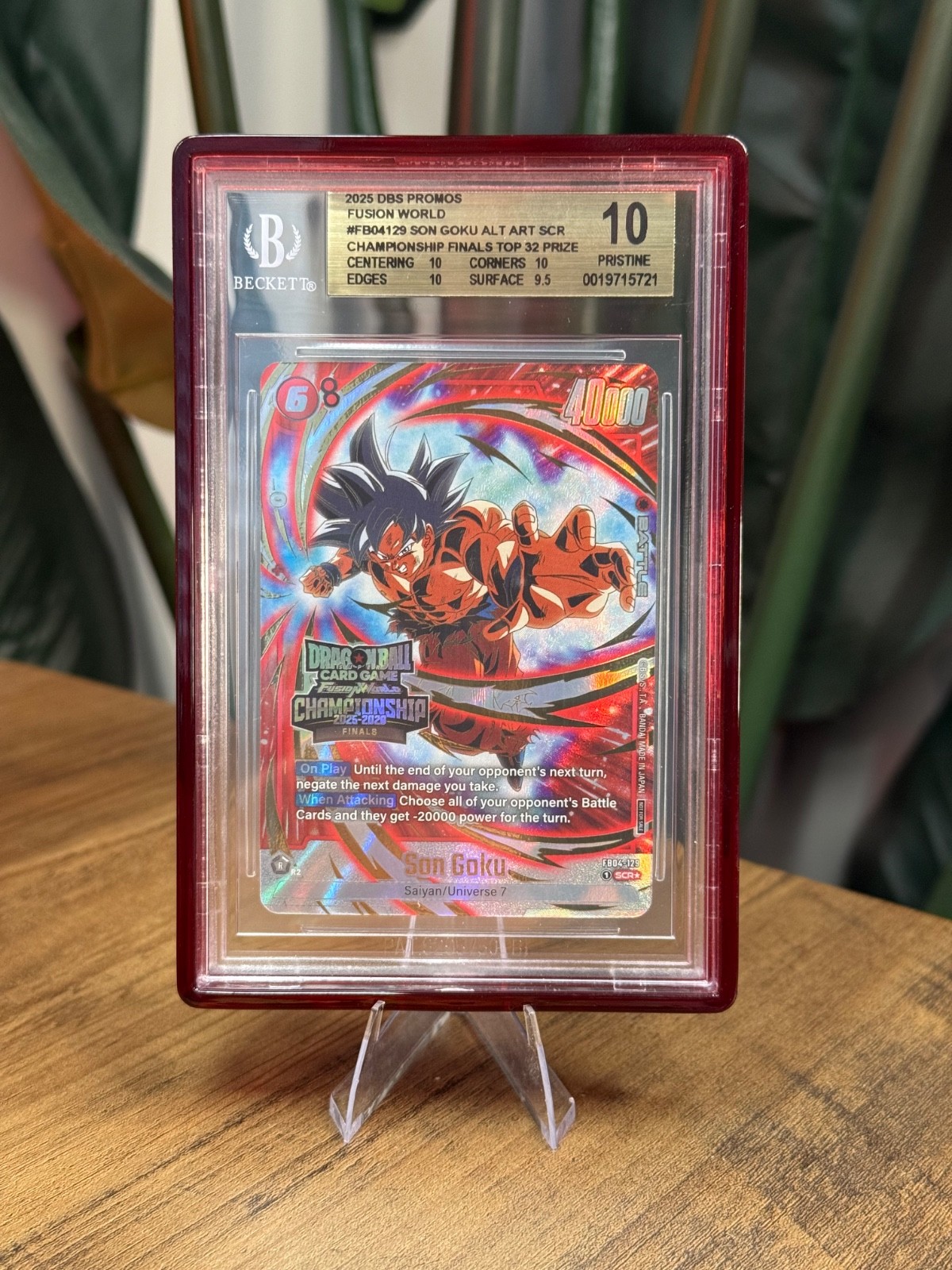 FB04-129 Son Goku Finals Championship Top 32 POP 4