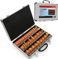 FräSer Set 8Mm FräSersatz Hss OberfräSe HolzfräSer 35 Tlg NutfräSer AbrundfräSer