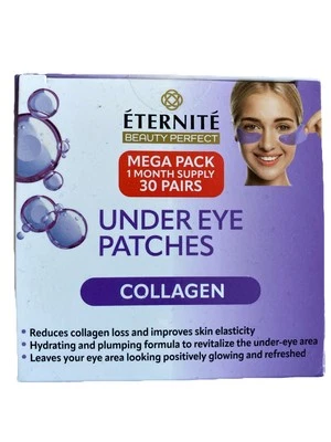 Eternite Under Eye Patchs Collagen, Mega Pack, 30 pairs (B78 C.AI)