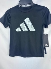 Adidas Kids 2 Piece Set Cargo Shorts  T Shirt Size 4 Black / Gray