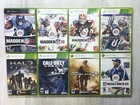 Xbox 360 Game Lot - 8 Games - SEALED NFL Head Coach 09 + Halo Reach, COD MW2