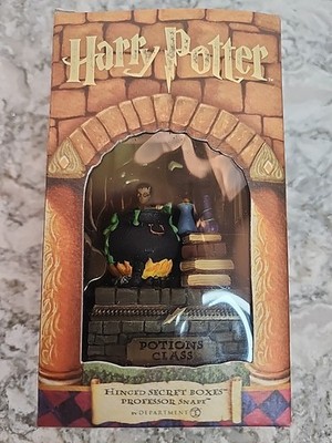 RARE Department 56 Harry Potter figures Professor Snape Secret Boxes 2001
