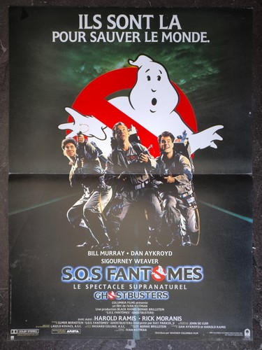 GHOSTBUSTERS Bill Murray Dan Aykroyd ORIGINAL french movie
