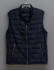 MINT MASSIMO DUTTI XL BLACK PUFFER FULL ZIP Q...