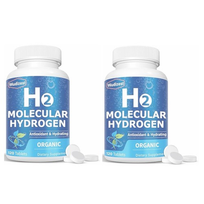 #ad 2 Pack of Molecular Hydrogen Water Tablets 120 240 Total New Exp 04 28 $29.97