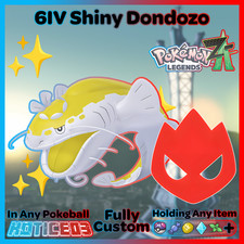 ✨ Shiny Alpha Dondozo 6IV + EVs ✨ Pokemon Legends ZA 🚀 Fast 🚀