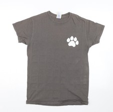 Basic-T-Shirt Damen UK Gr&ouml;&szlig;e S Gildan Grau