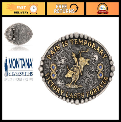 Western Rodeo Series Attitude Belt Buckle - Stylish Cowboy Accessory, Durable De
