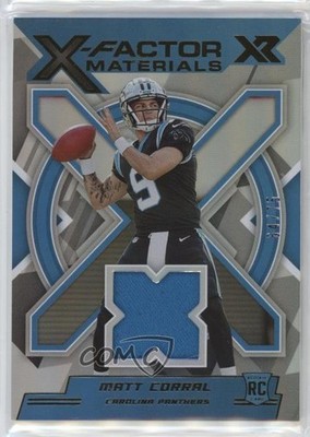 2022 Panini XR X-Factor Materials 64/75 Matt Corral #XFM-MC Rookie RC 1kf7