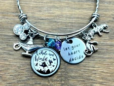 Jasmine charm bracelet-Stainless steel-Let your heart decide-a whole new world