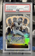 2021 Panini Chronicles - Crown Royale Rookie Micah Parsons #CR-35 Bronze PSA 10