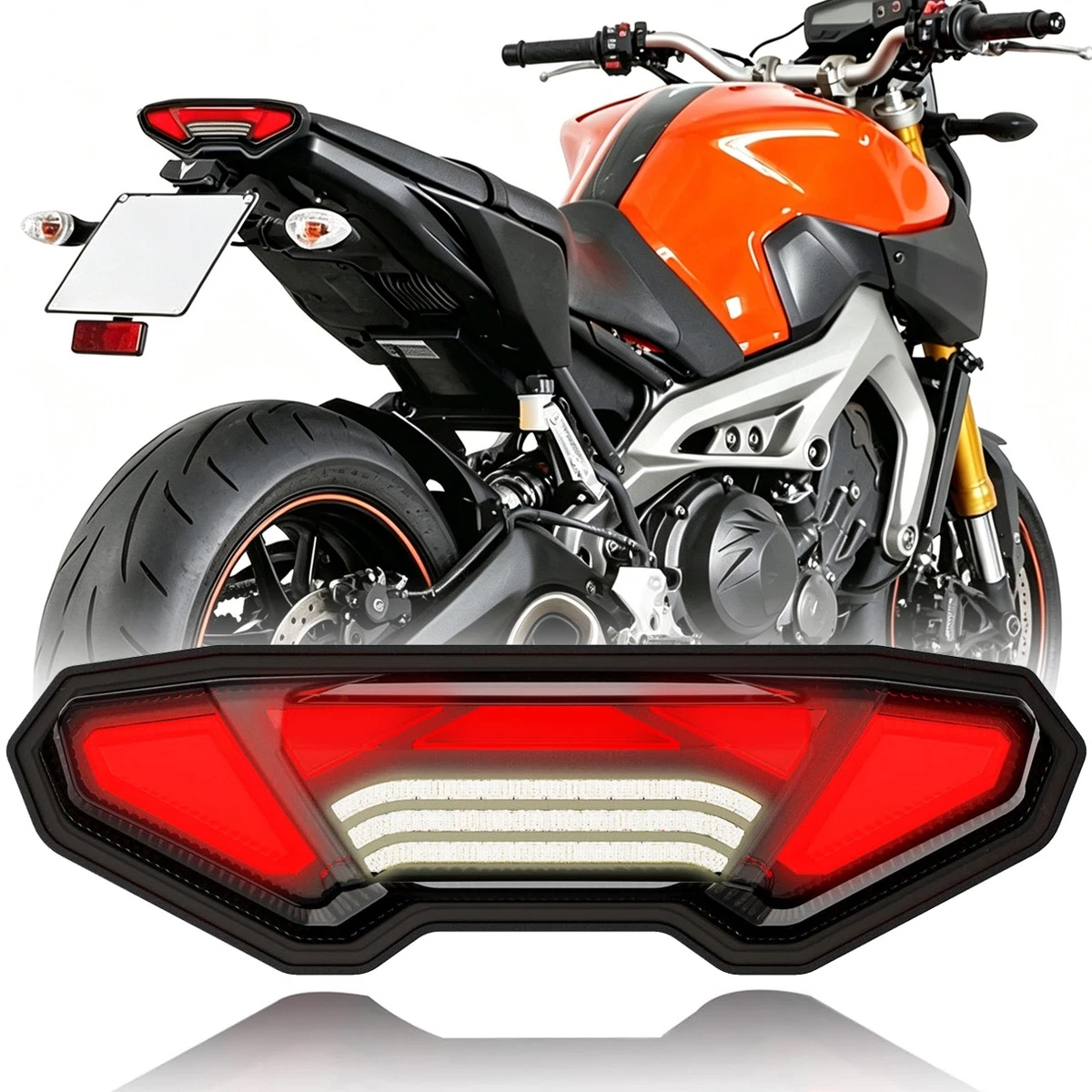 Motorcycle & Scooter Tail & Brake Light Assemblies for Yamaha MT