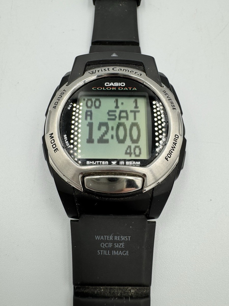 Casio Wrist Camera WQV-3 – Rare Y2K Digital Watch Japan tested