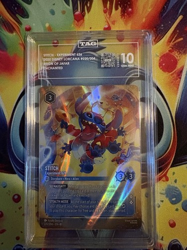 Stitch - Experiment 626 graded TAG 10 for sale on eBay