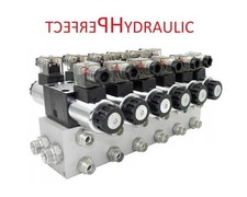 Hydraulikventil Steuerventil 6-teilig CETOP 03 NG6 60l/min 12V