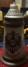 Vintage Deutschland Stein -Coat of Arms- Western Germany On the Bottom