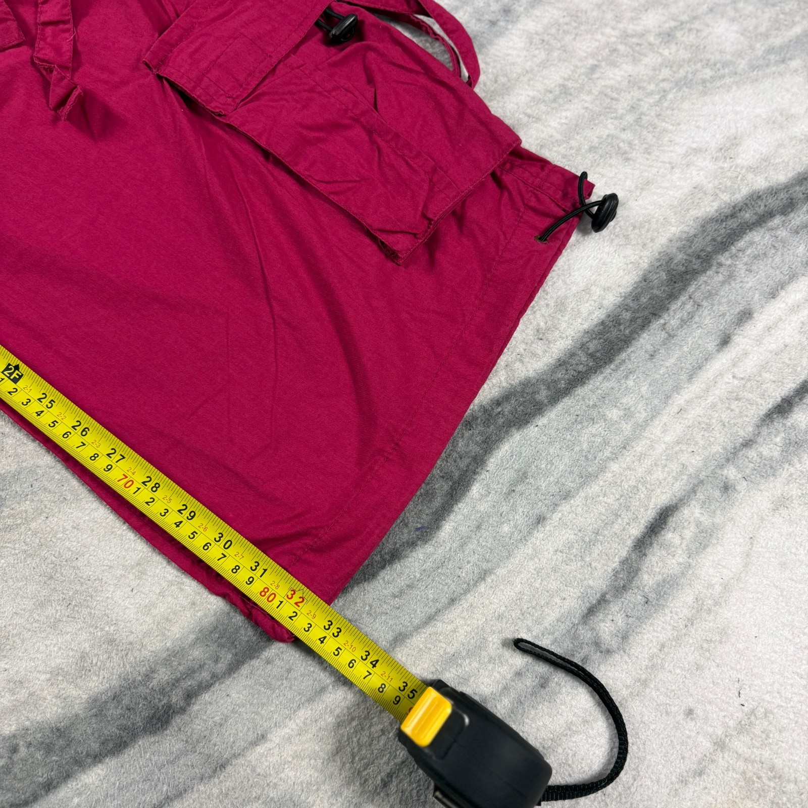 Vintage Criminal Damage 2000's Y2K Pink Drome Sz L Wide Leg Baggy Cargo Trousers image 6
