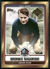 2006 Topps Bronko Nagurski #HOFT-BN Hall of Fame Tribute Chicago Bears