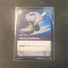 Boots of Swiftness League of Legends Gear Equipment Card foil Dark Glow 133/221