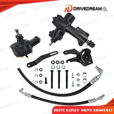 Power Steering Gear Box Upgrade Conversion Kit For 1955-57 Chevy Belair 150 210