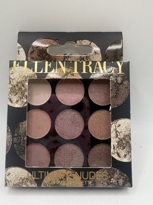 Ellen Tracy Ultimate Nudes 9 Colors Eyeshadow Palette NEW!!