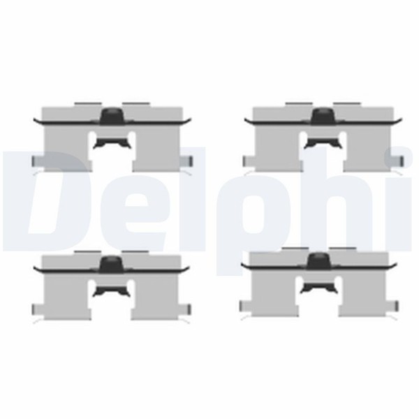 ZubehöRsatz Scheibenbremsbelag Delphi LX0407 FüR Chevrolet Daewoo Nubira Lacetti-image