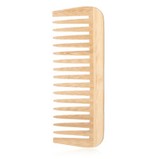 Bamboo Wide Tooth Comb, Large Hair Detangling Comb, Natural Wooden Combs for Hai