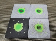 Think Geek - Set of 4 Alien Acid Drip Coaster