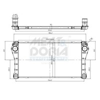 Meat & Doria LadeluftküHler LLK FüR Toyota Avensis Kombi 2.2 D-4D Verso T27
