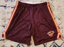 VTG Cotton Exchange Virginia Tech Hokies Shorts Mens XL STRIPED MESH USA 90s Y2K