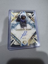 2025 Topps Diamond Icons - Autographs Luisangel Acuna #AC-LA /15AU, RC)