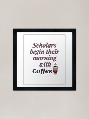 Research scholar researcher - docto Framed Wall Art Poster Canvas Print Picture