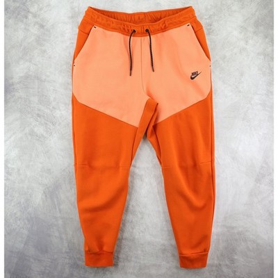 Nike Tech Fleece Joggers Mens Large Campfire Orange Sweatpants CU4495-893