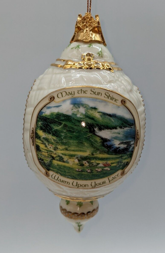 1999 The Bradford Exchange Irish Blessings Heirloom 5" Porcelain Ornament Sun - Picture 1 of 8