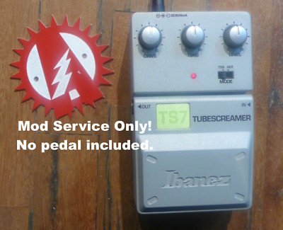 Modify Your Ibanez TS-7 Tube Screamer Guitar Effects Mod Service