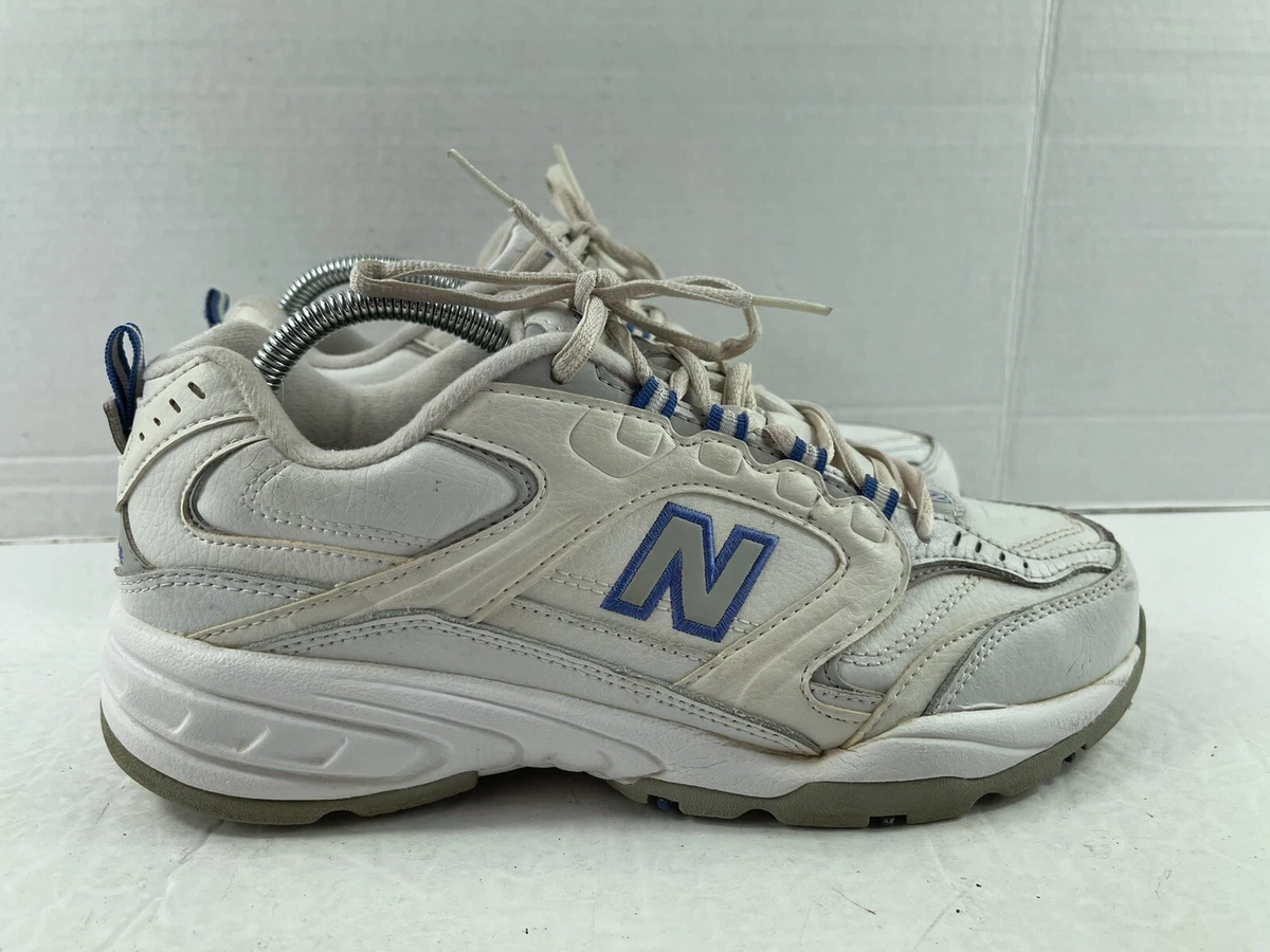 New Balance 407 Womens Running Shoes White Blue 9.5 D Casual