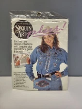 Vintage Distlefink Designs Sequin Art Kit Western Stars #33804