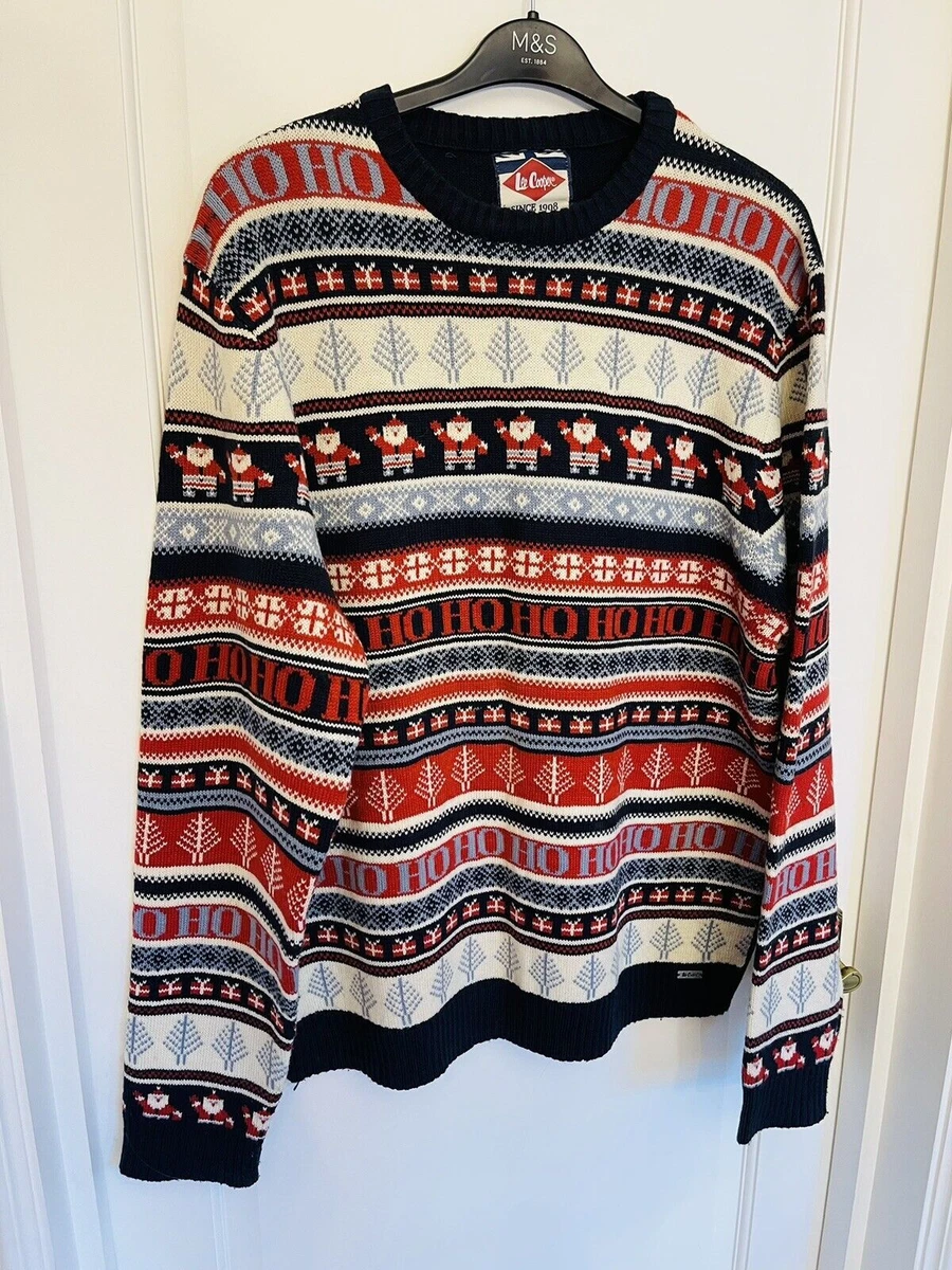 Mens christmas fairisle jumper cheap