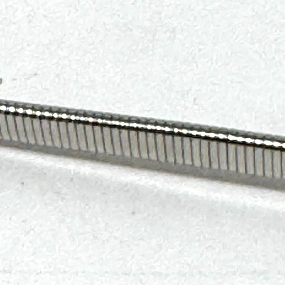 Vintage 80s Silver Stretch Belt Snake Chain With Buckle Women’s Small 25”-26” - Image 3 of 3