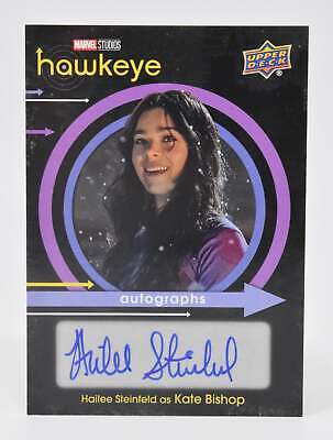 Hawkeye Kate Bishop Hailee Steinfeld Autograph Card Marvel Hawkeye Kate Bishop Hailee Steinfeld Autograph Card Marvel