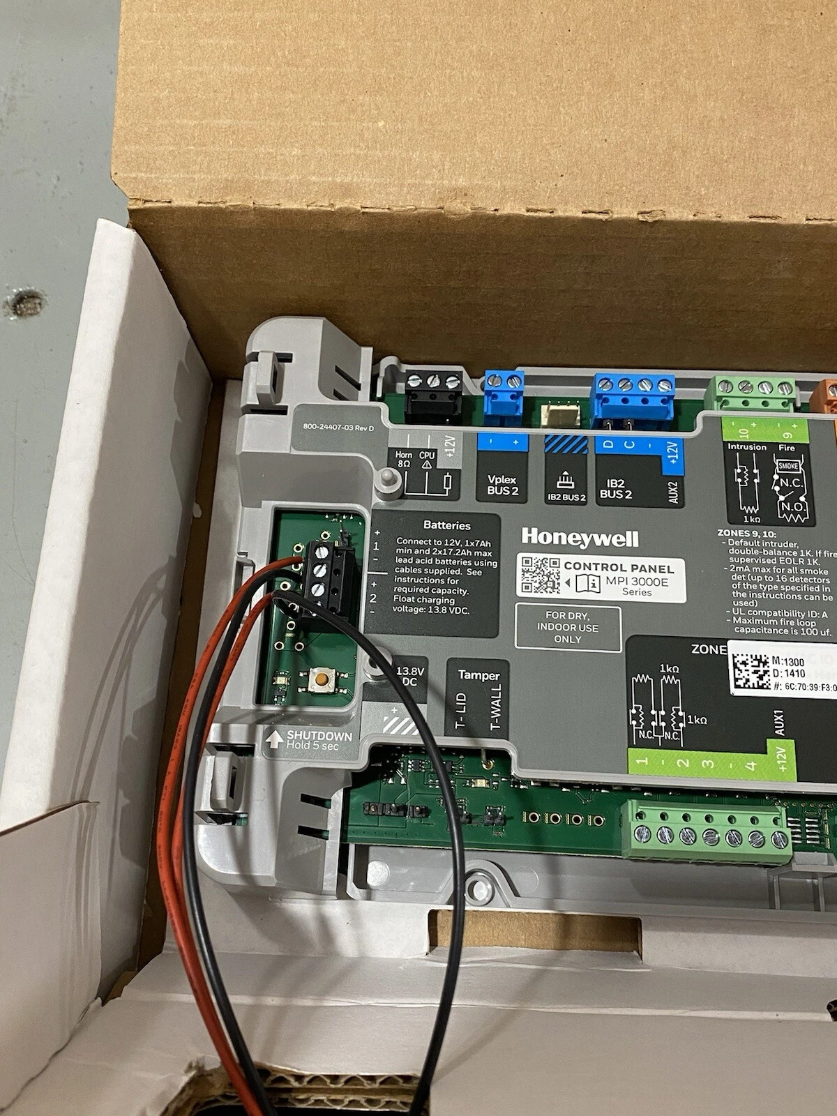 Honeywell MPIP3000E MAXPRO INT 3000 Control Panel Brand New In Box 7