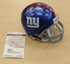 Mario Manningham JSA Autographed Mini Helmet w/ COA * LOOK*  FREE SHIP