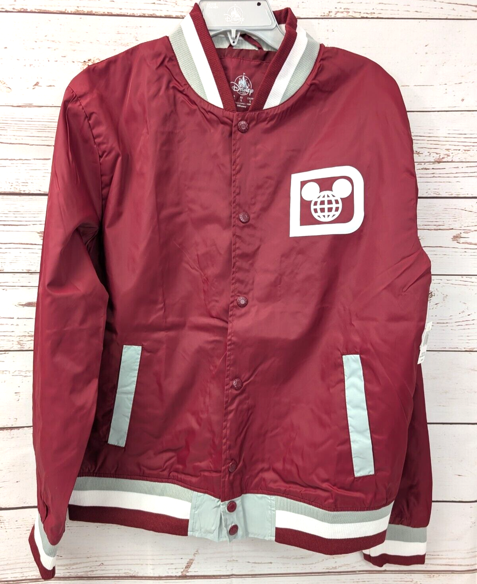 Walt Disney World 71 Mickey Mouse Maroon/White Mens Button Up