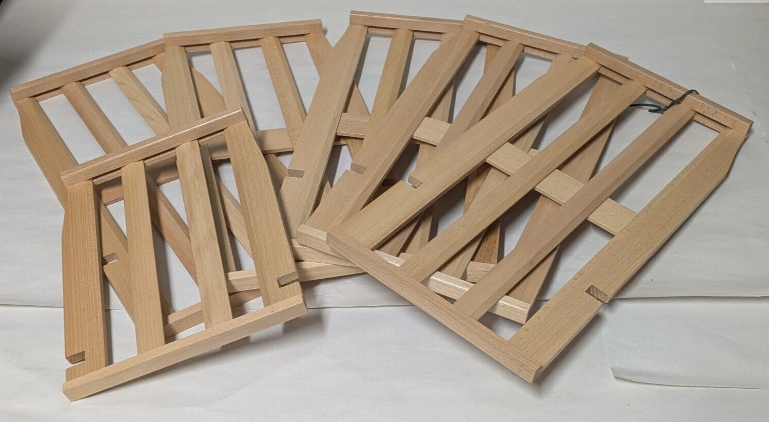 VELIETA - KMYL120 WINE BEVERAGE COOLER OEM WOODEN RACK SET OF 6 NEW OPEN BOX