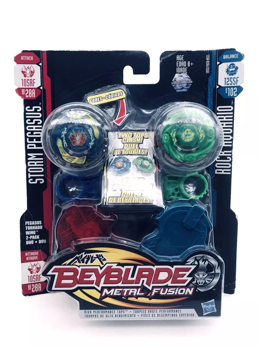 Out of Production Hasbro Beyblade Metal Fusion BB-28 Storm Pegasus 105RF  Attack