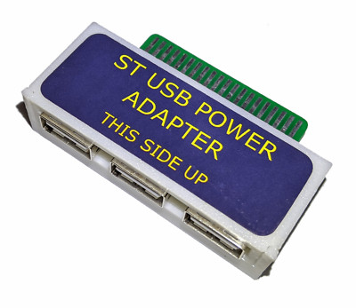 Neu 3x USB Port Stromquelle Adapter für Atari 520 1040 ST STE 790